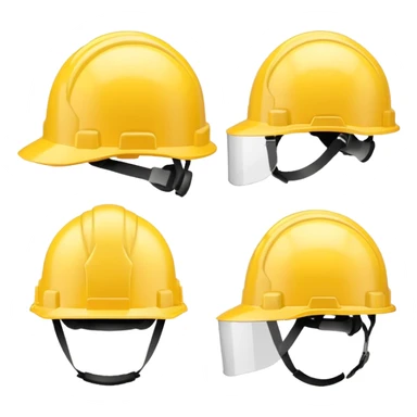 yellow Safety Helmets sticker