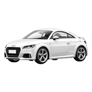 L2019 white audi tt s line  sticker