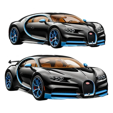 BUGATTI CHIRON SS 300+ WR ÉDITION  sticker