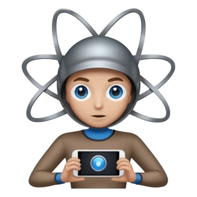 I want atom from reel steel that has gray body with black screen and blue eyes and a brown top sticker