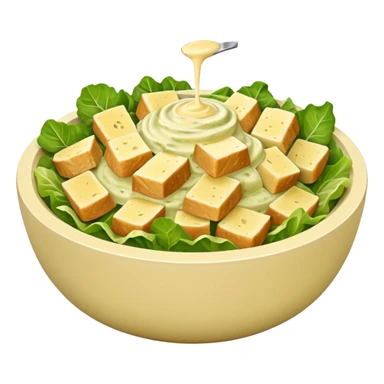 Caesar salad dressing sticker