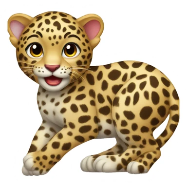 sweetheart leopard sticker