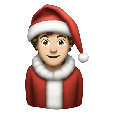 harry styles as santa claus sticker
