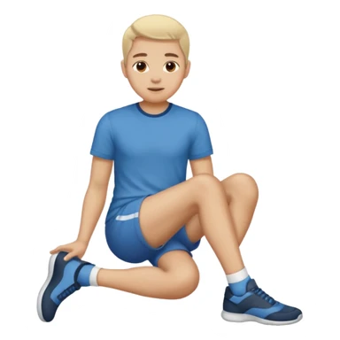 pessoa sentada com as pernas aparecendo, porem png sem aparecer no que ela ta sentada sticker