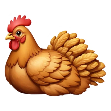 Crip chicken sticker