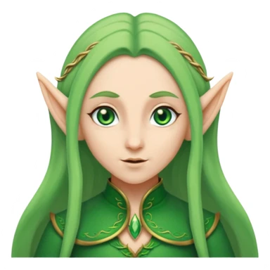 crea un avatar come personaggio elfo sticker