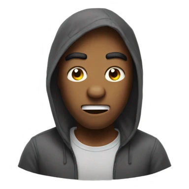 Emoji aggressively  sticker