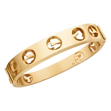 cartier love bracelet gold sticker