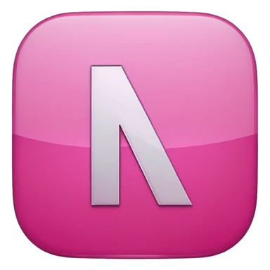 Netflix aesthetic "N" logo in pink sticker