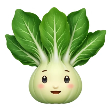 bok choy, cute expression sticker