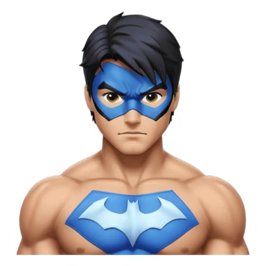 nightwing analyzing evidence sticker