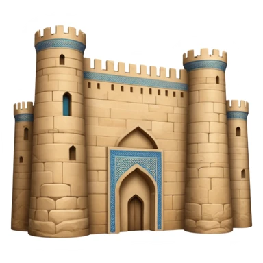 samarkand city walls, no frame sticker