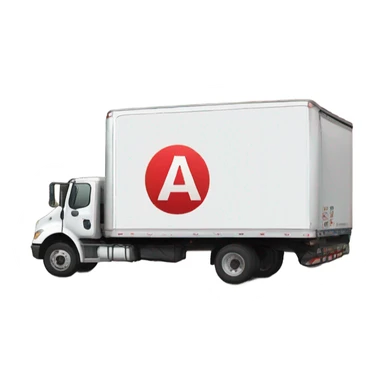 truck delivery sticker