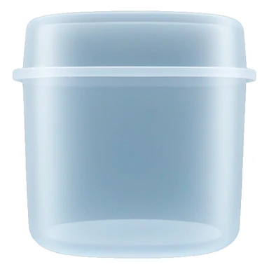 translucent with rounded corners container sticker