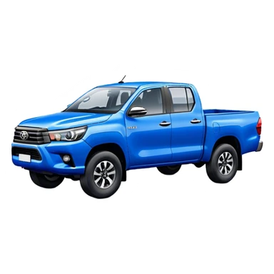 Toyota Hilux - Toyota (Model Year: 2021) (Iconic colour: Blue) sticker