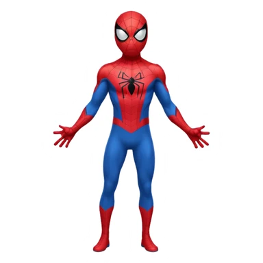 Spiderman full body doodle shock with cartoon 2Dflashes sticker