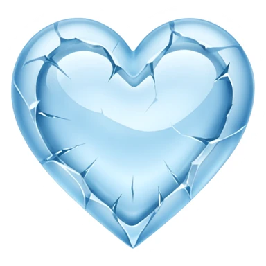Corazón de hielo sticker