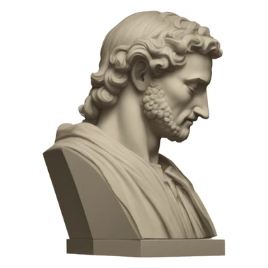 baudoin IV with head bowed raises arm  sticker