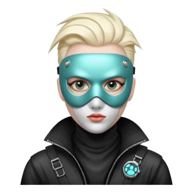 neonpunk hacker sticker