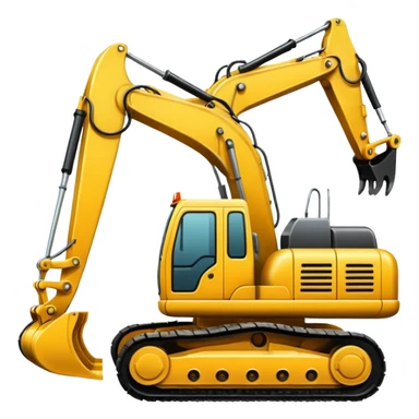 A excavator  sticker
