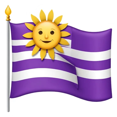 FLAG OF HISPANIC PEOPLE 🏳️💜☀️💜🏳️ sticker