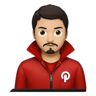 Tokyo in the la casa de papel TV show sticker