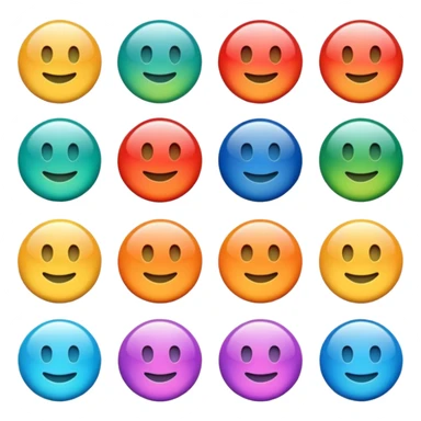 a colourful button not 3d or shading only 1 button no smiley face only 1 button  sticker