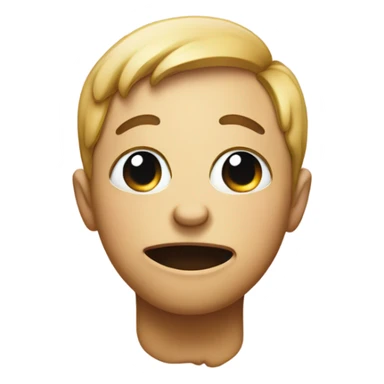 Drooling emoji with heart shaped eyes  sticker