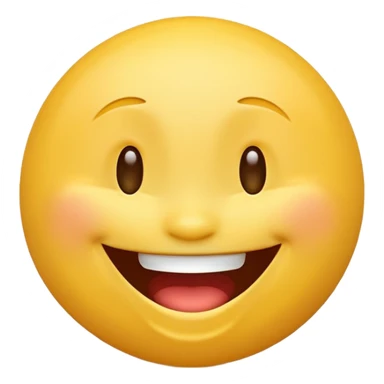 Create a  Laugh reaction emoji for a new social media app sticker