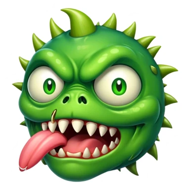 Three eyed monster  sticker