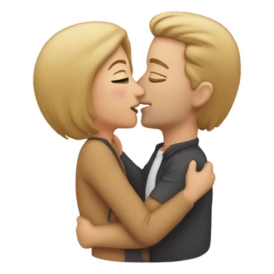 Me kissing my wife sticker