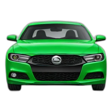 new car green sticker