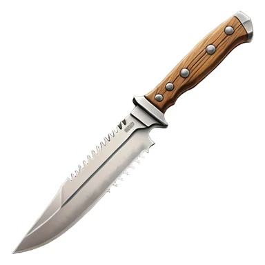 long jungle knife sticker