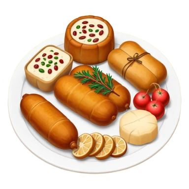 romanian cuisine christmas food types sticker