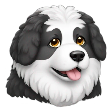 chonky sheepdog sticker