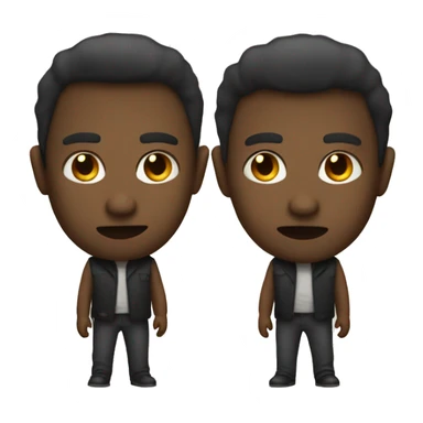 Innocent and evil version sticker