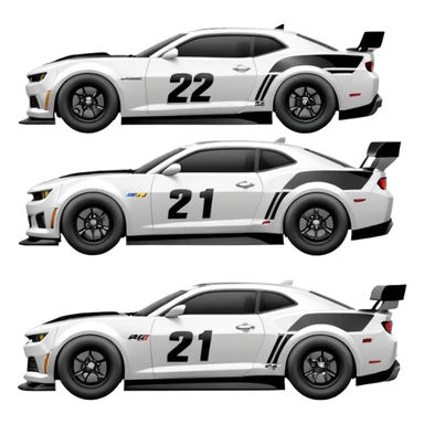 Chevrolet Camaro ZL1 NASCAR best view sticker
