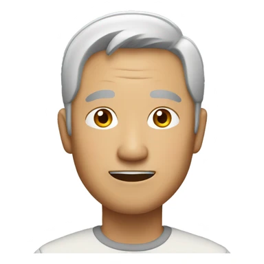 middle aged asian man sticker