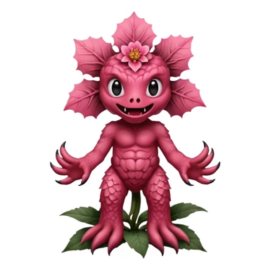 a flower like a monster a demogorgon basically but without e sticker