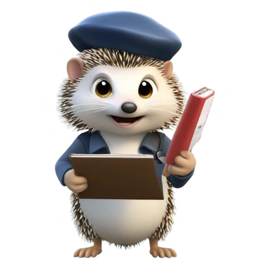 hedgehog movie director sticker