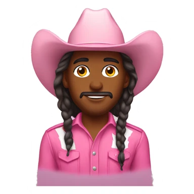 Cowboys pink  sticker