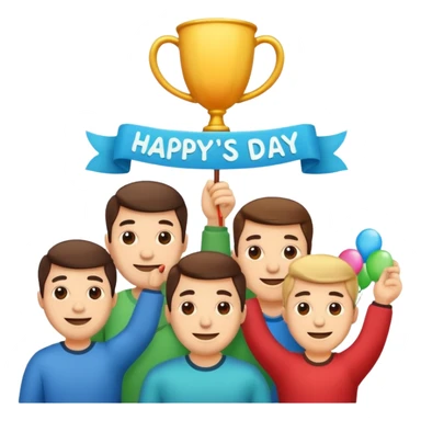 Happy dad’s day banner sticker