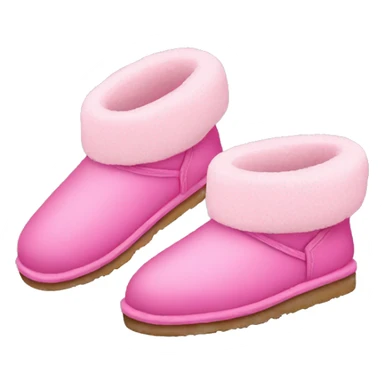 Pink ugg slippers  sticker
