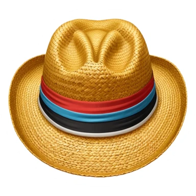 Sombrero de paja de la serie one piece sticker