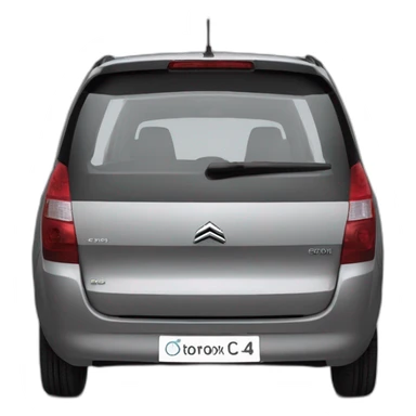 citroen c4 grand picasso 2007 gris sticker
