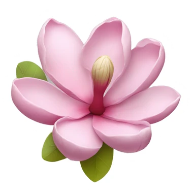 pink magnolia flowers sticker