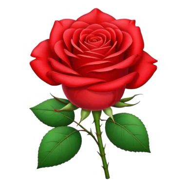 rose with kisses in it sticker