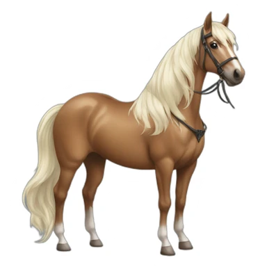 fashionable spirit horse sticker