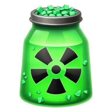 nuclear waste sticker