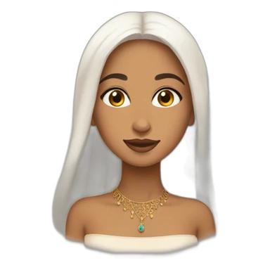 Brown-young-beautiful-Moroccan-girl sticker